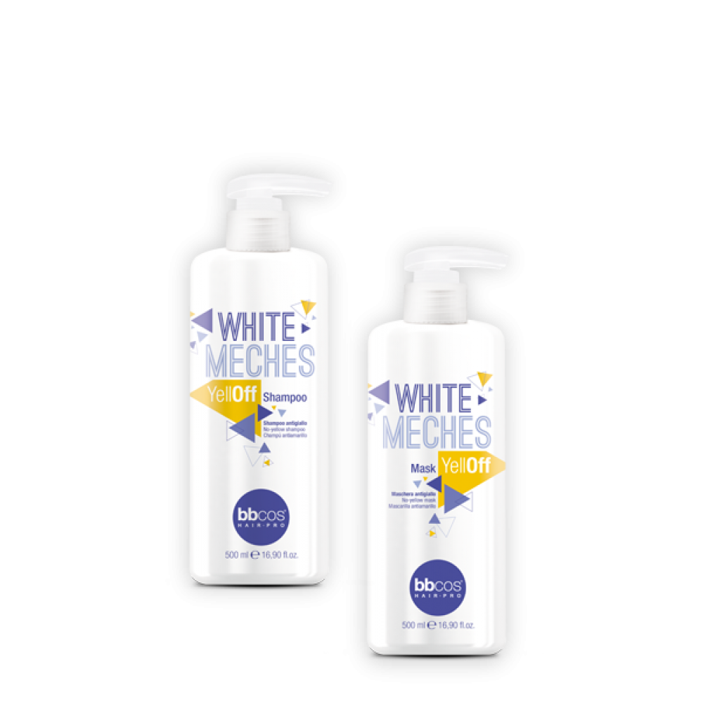 bbcos White Meches Шампунь для освітленого волосся анти-жовтий 500 мл